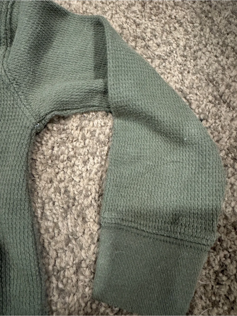Old Navy Kids Henley in Hunter Green— 3T